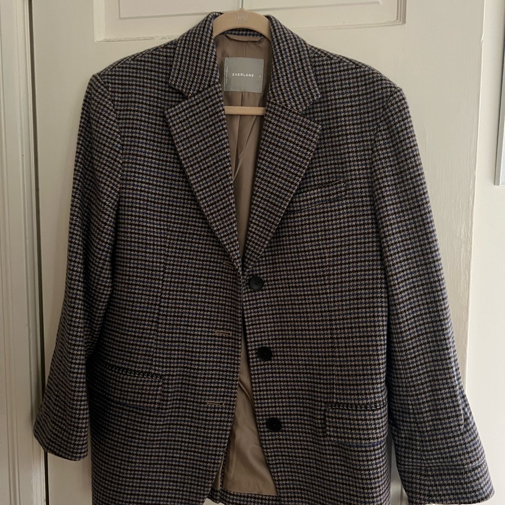 Everlane Houndstooth Blazer - size 4